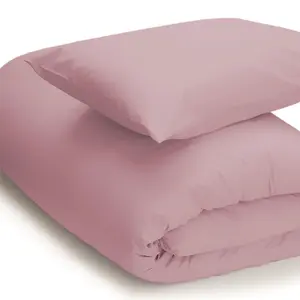 Belledorm Easycare Percale Duvet Cover Blush (Kingsize)