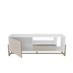 Decorotika - Utopia TV Stand TV Unit TV Cabinet with Shelves and One Cabinet