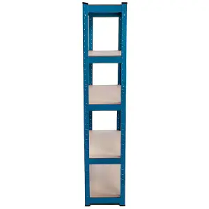 Home Vida 5 Tier Shelf Blue Heavy Duty Shelving Unit (H)1500mm (W)700mm