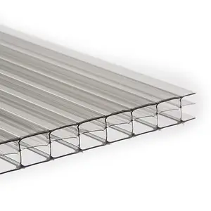 Storm Force 16mm Clear Twinwall Polycarbonate Roof Sheet  6000 x 2100  mm