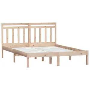 Berkfield Bed Frame Solid Wood Pine 120x200 cm