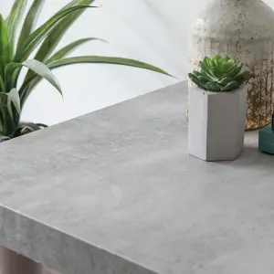 D-C-Fix Textured Grey Concrete Marble (8291) Self-adhesive Furniture Wrap Vinyl (W)67.5cm (L)1m