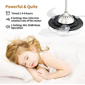 Beilin 3 - Blade LED Ceiling Fan with Remote Control and Light Kit Included