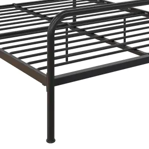 Millie Metal Bed Black, Double