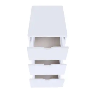 Berkfield Drawer Unit 45x33x60 cm White