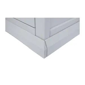 Loreo Light Grey 1 Drawer TV Cabinet Wood Knob