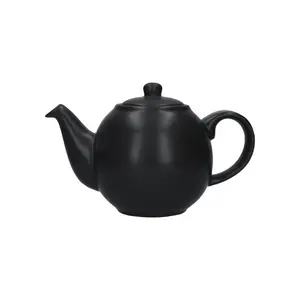 London Pottery Globe Solid Colour Teapot Black / 0.9 L