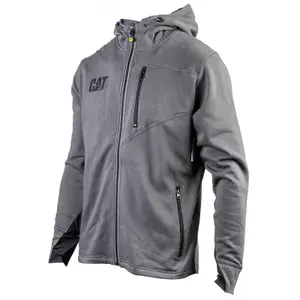 Caterpillar H2O Full Zip Work Hoodie Grey - S