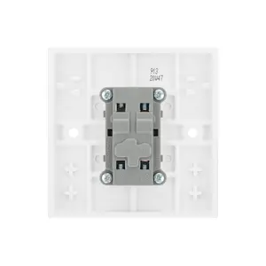 BG 20A Single 2 way Raised square Screwed Intermediate switch Gloss White