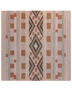 Wool Area Rug 200 x 200 cm Multicolour YOMRA