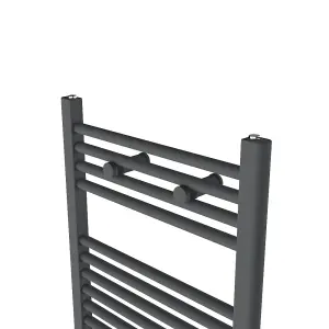 Right Radiators 1500x500 mm Vertical Straight Heated Towel Rail Radiator Ladder Warmer Anthracite