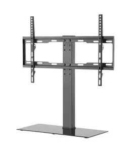 Table top TV-Stand in black, adjustable