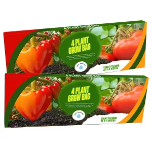 1 Bag (38 Litres) Fruit & Vegetables 4 Plant Grow Bag With Balanced Nutrients & Water Retention For Gardening