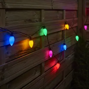 30 Multicolour LED With timer function String lights with 18m Green cable