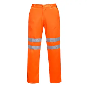 Portwest Hi-Vis Poly-cotton Trousers