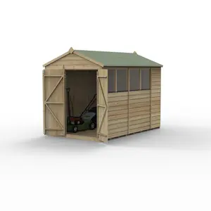 Beckwood 6x10 Apex Shed - 4 Windows - Double Door