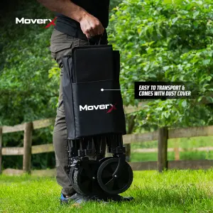 MoverX 120L Festival Trolley, Folding Beach Wagon, Camping Cart, Max 100kg