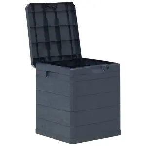 Berkfield Garden Storage Box 90 L Anthracite