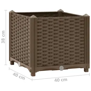 Berkfield Raised Bed 40x40x38 cm Polypropylene