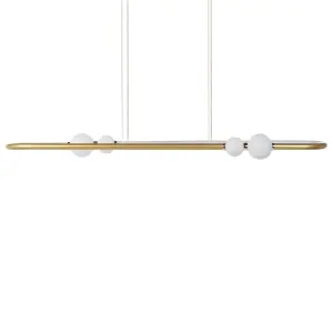 Metal LED Pendant Lamp Gold FEALE