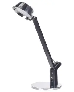 Metal LED Desk Lamp with USB Port Silver CHAMAELEON