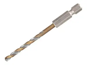 DEWALT Black and Gold Hex HSS-G Drill Bit 4.0mm