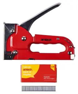 Amtech B3770 Staple gun supplied with 500 6mm staples