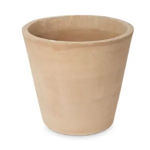 Verve Matt Brown Terracotta Plant pot (Dia) 40cm, (H)38cm, 43L