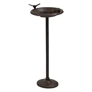 Woodside Cast Iron Standing Bird Feeder Bath