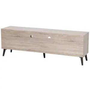 Beliani Modern TV Stand Light Wood ALLOA