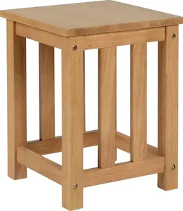 Richmond Extending Dining Set Oak Varnish Foldaway Dining with 4 Stools