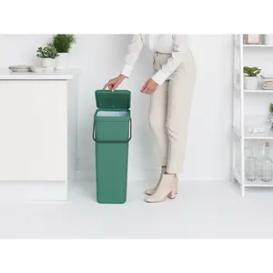 Brabantia Sort and Go 40 Litre Rubbish Bin Fir Green