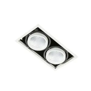 Luminosa Modern Technical LED Recessed Ceiling White, Black, Cool White 4000K 3045lm