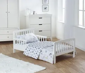 Kinder Valley Sydney Toddler Bed White with Kinder Flow Mattress