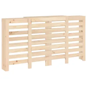 Berkfield Radiator Cover 210x21x85 cm Solid Wood Pine