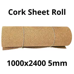 Cork Sheet Roll - 1000x2400mm - 5mm - Décor/DIY