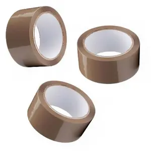 288 Rolls 50mm x 66m Brown Acrylic Super Sticky Packaging Tape for Sealing Parcels & Boxes