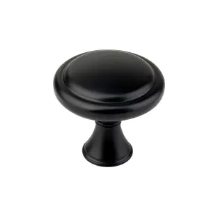 ARTESI - kitchen, bedroom and office cabinet door knob, black