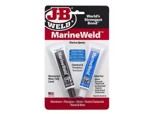 J-B Weld MarineWeld Epoxy Adhesive for Strong Repairs - 2 x 30ml