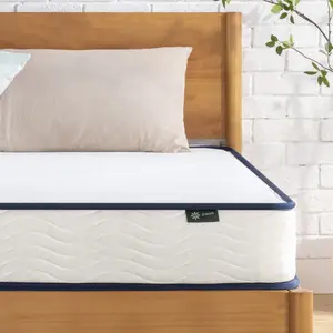 spring mattress - Tight top medium firmness mattress - Euro top design mattress with multiple layers Double (4'6)