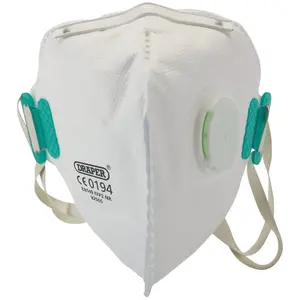 Draper FFP2 NR Vertical Dust Mask (Pack of 2) 82565