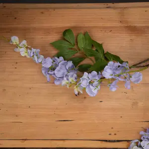 Wisteria Artificial Flower - Fabric/Plastic - L42 x W42 x H82 cm - Lilac