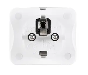 Masterplug 13A White UK to EU Travel adaptor