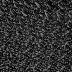 Gym Mats - 24 interlocking sections with 48 edge pieces, 61 x 61 cm each - black