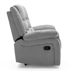 Seattle Manual Fabric Recliner 2 Seater Sofa