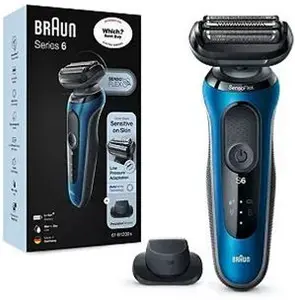 Braun Series 6 Electric Shaver With Precision Trimmer - Blue 60-B1200s