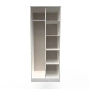 Fuji Open Wardrobe in Marble (Ready Assembled)