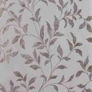 Muriva Gold Floral Metallic effect Embossed Wallpaper