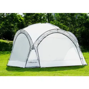 Dome Event Shelter Waterproof Gazebo UV Protection Tent & Side Walls 3.5m x 3.5m