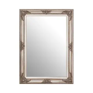 Interiors by Premier Baroque Rectangular Grey Wall Mirror